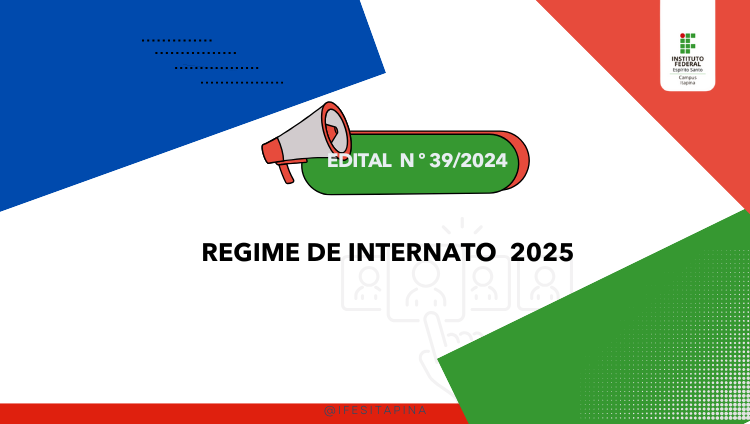 Edital de vagas para internato no ano de 2025/1