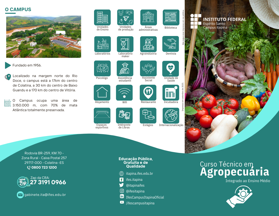 TÉCNICO EM AGROPECUARIA INTEGRADO 1 1
