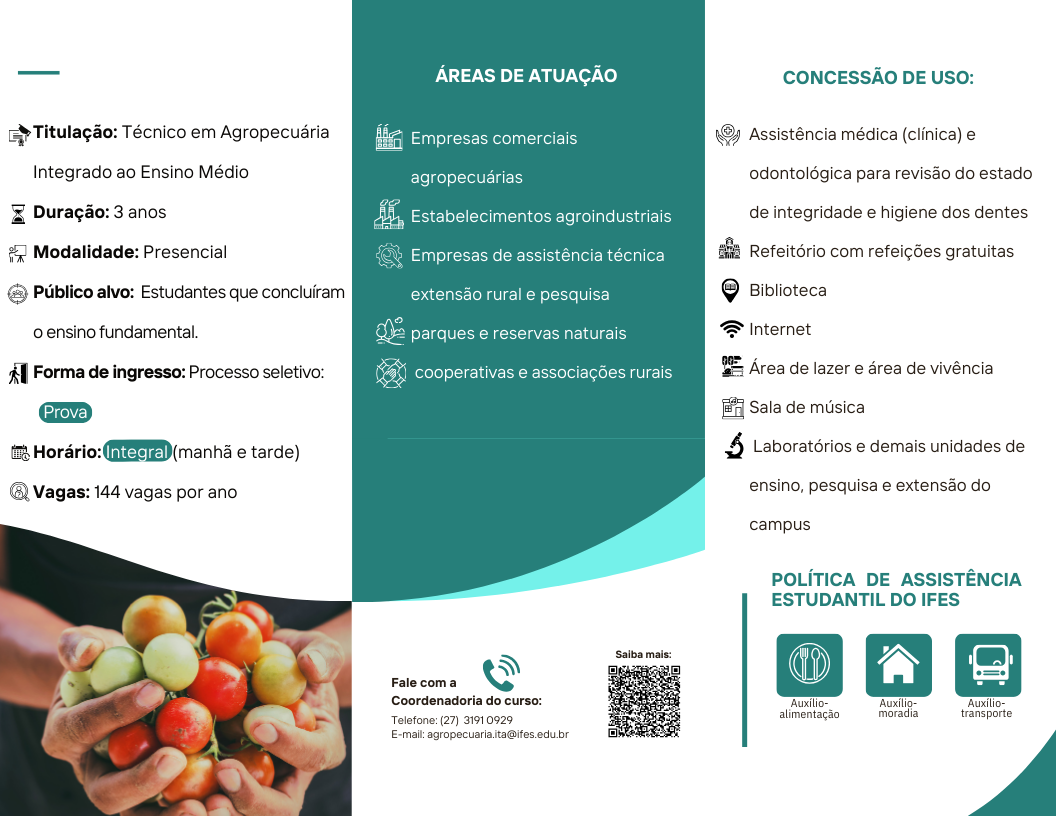 TÉCNICO EM AGROPECUARIA INTEGRADO 2