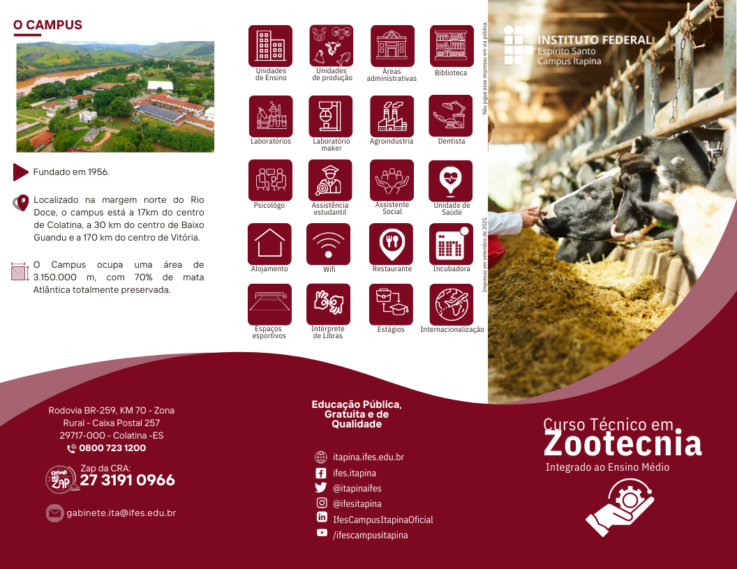 TÉCNICO EM ZOOTECNIA INTEGRADO 1