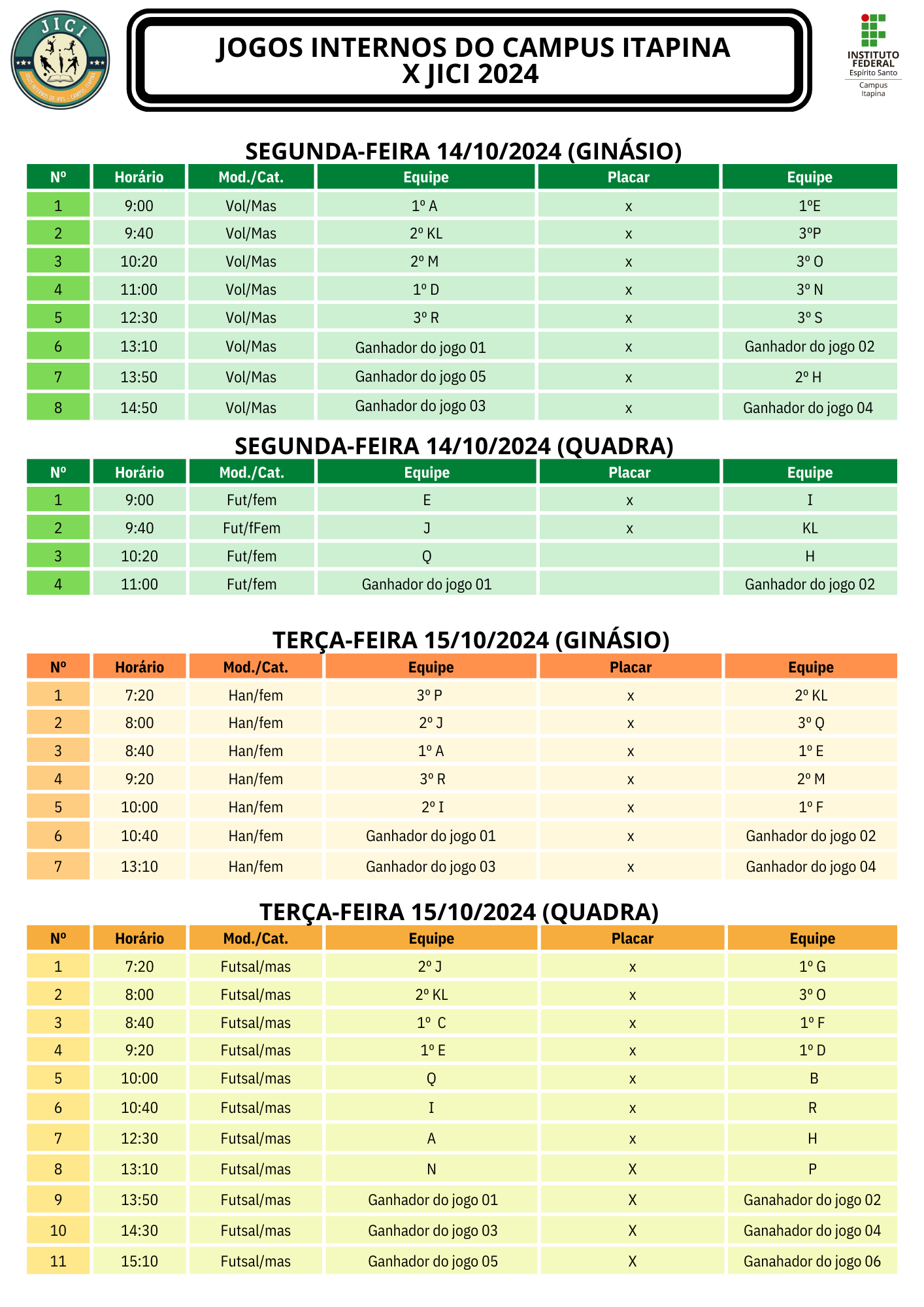 2024 Tabela dos Jogos Interno 01