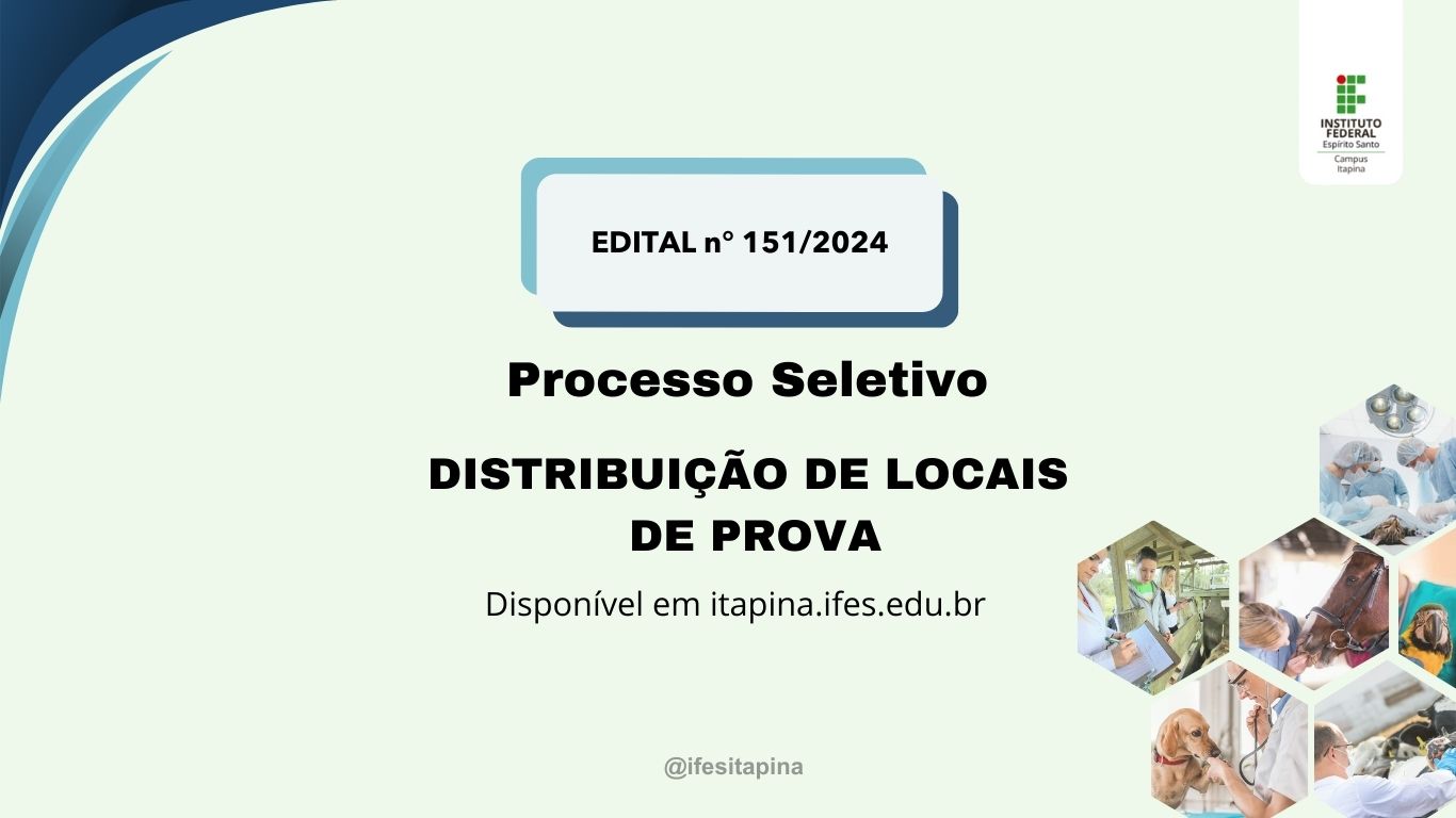 Distribuição de Candidatos/Locais de Prova