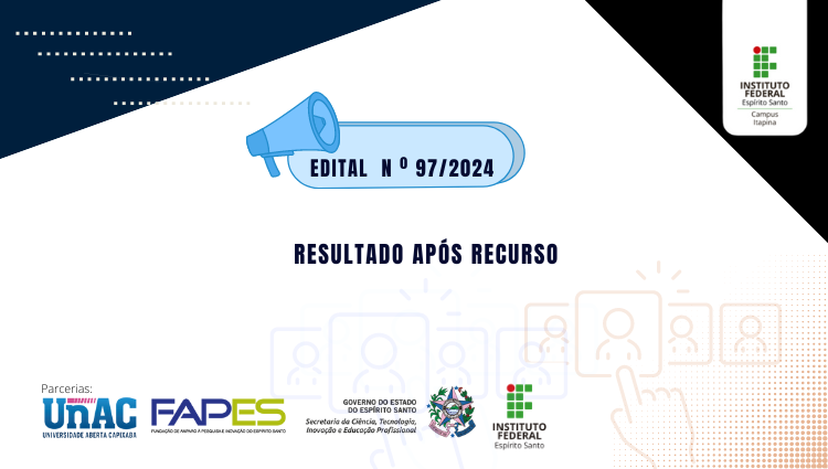 Edital nº 97/2024 - Resultado após recurso