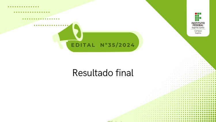 Resultado final já disponível